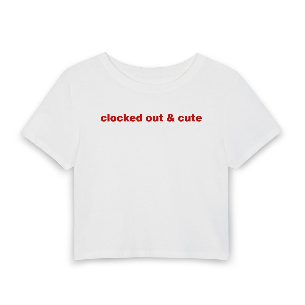 Clocked Out & Cute Baby Tee