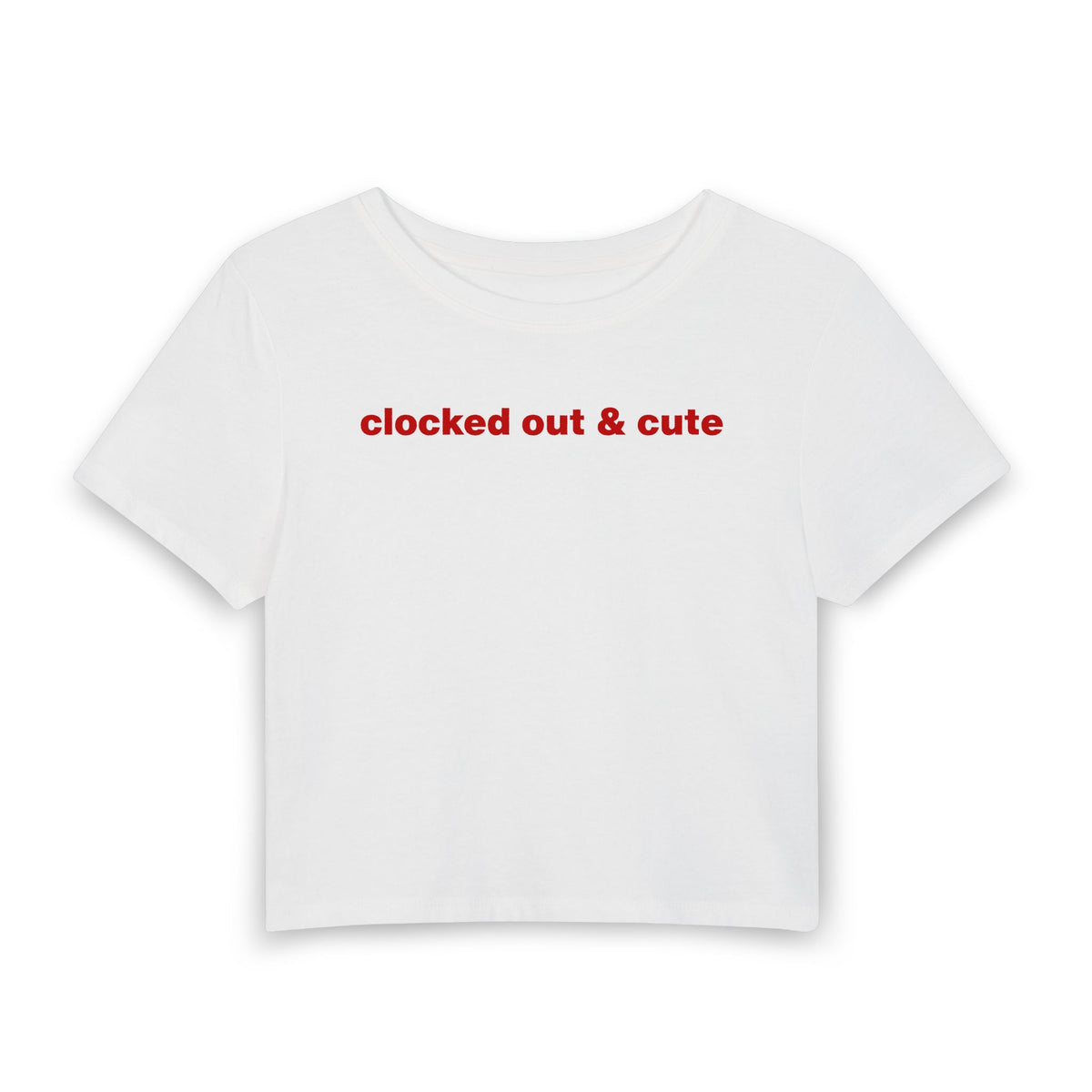 Clocked Out & Cute Baby Tee