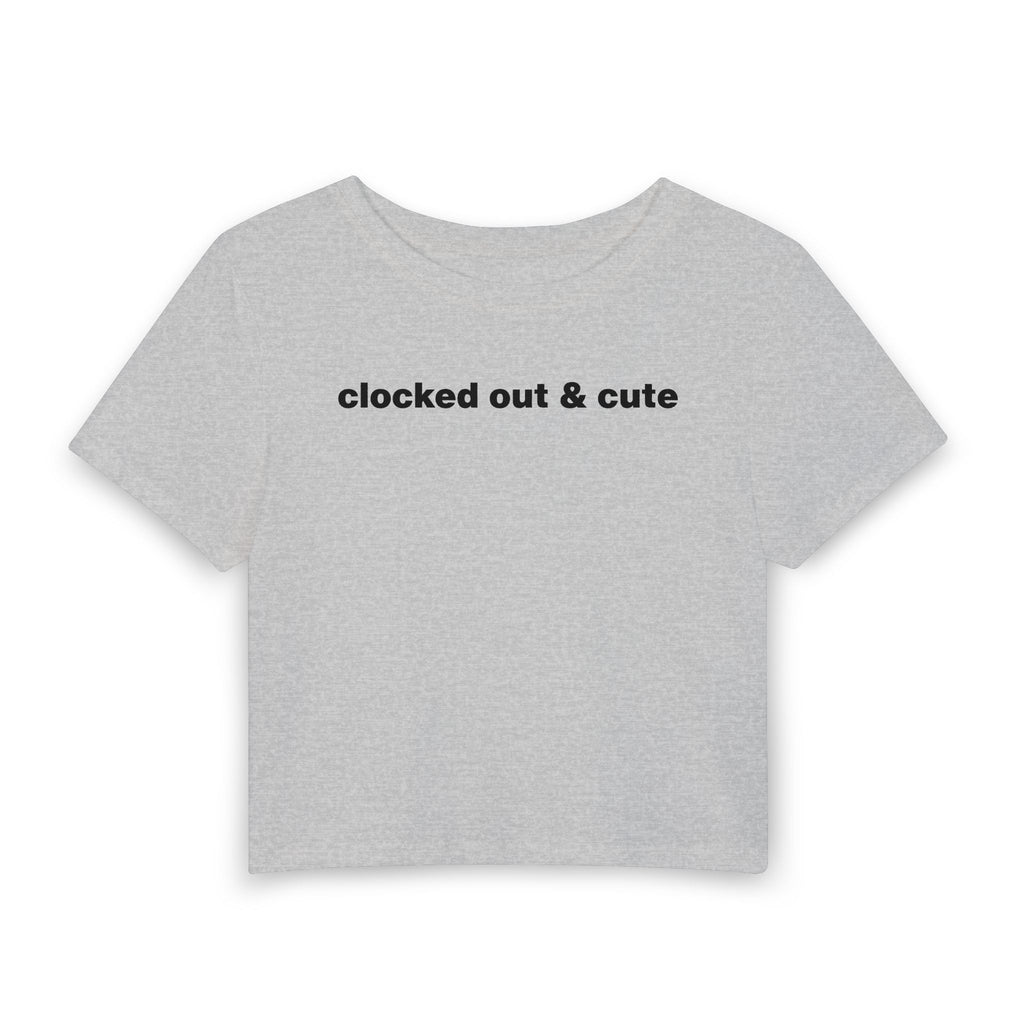 Clocked Out & Cute Baby Tee