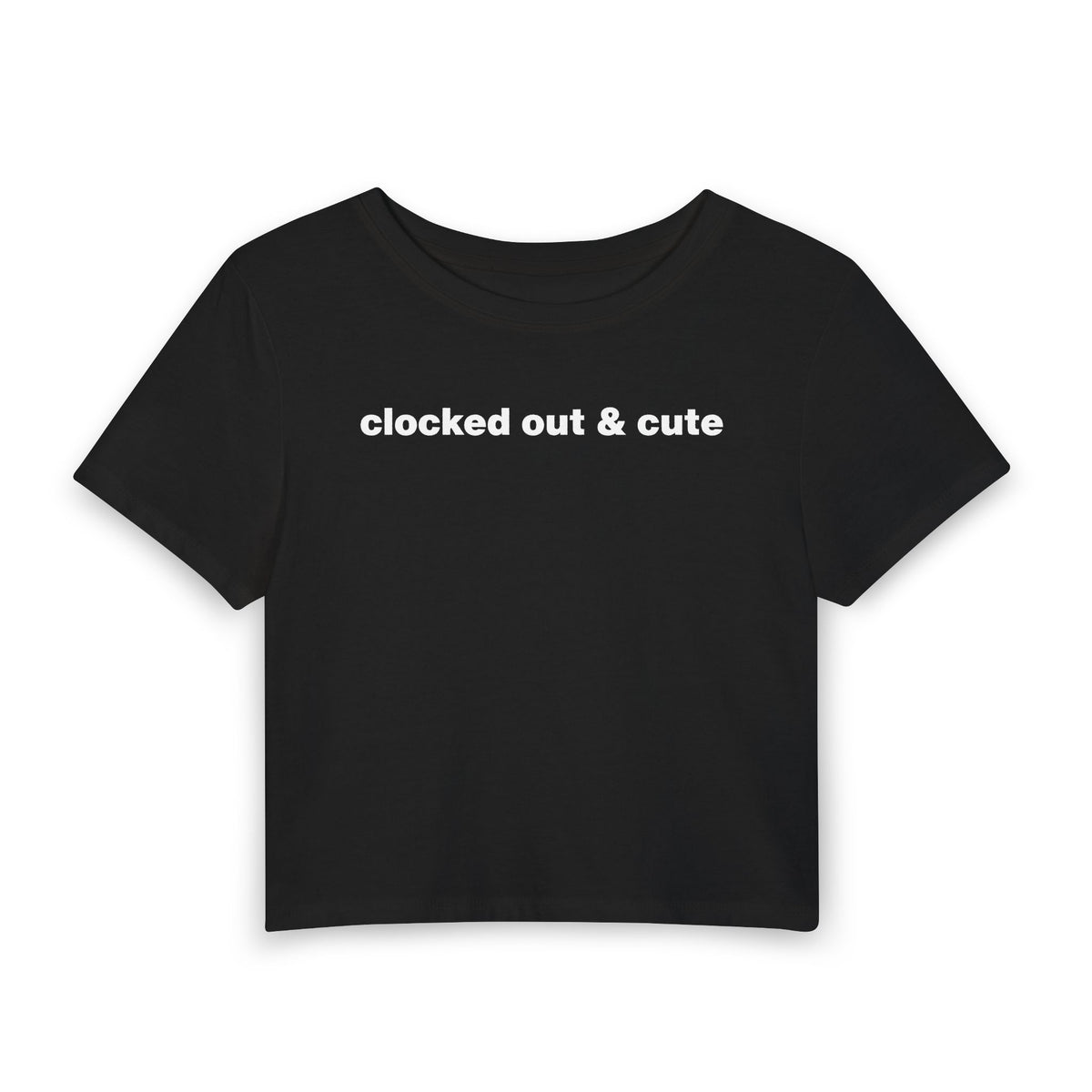 Clocked Out & Cute Baby Tee